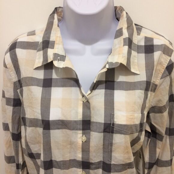 NEW Old Navy New Women’s Plaid Button Down Size Large - Picture 1 of 7